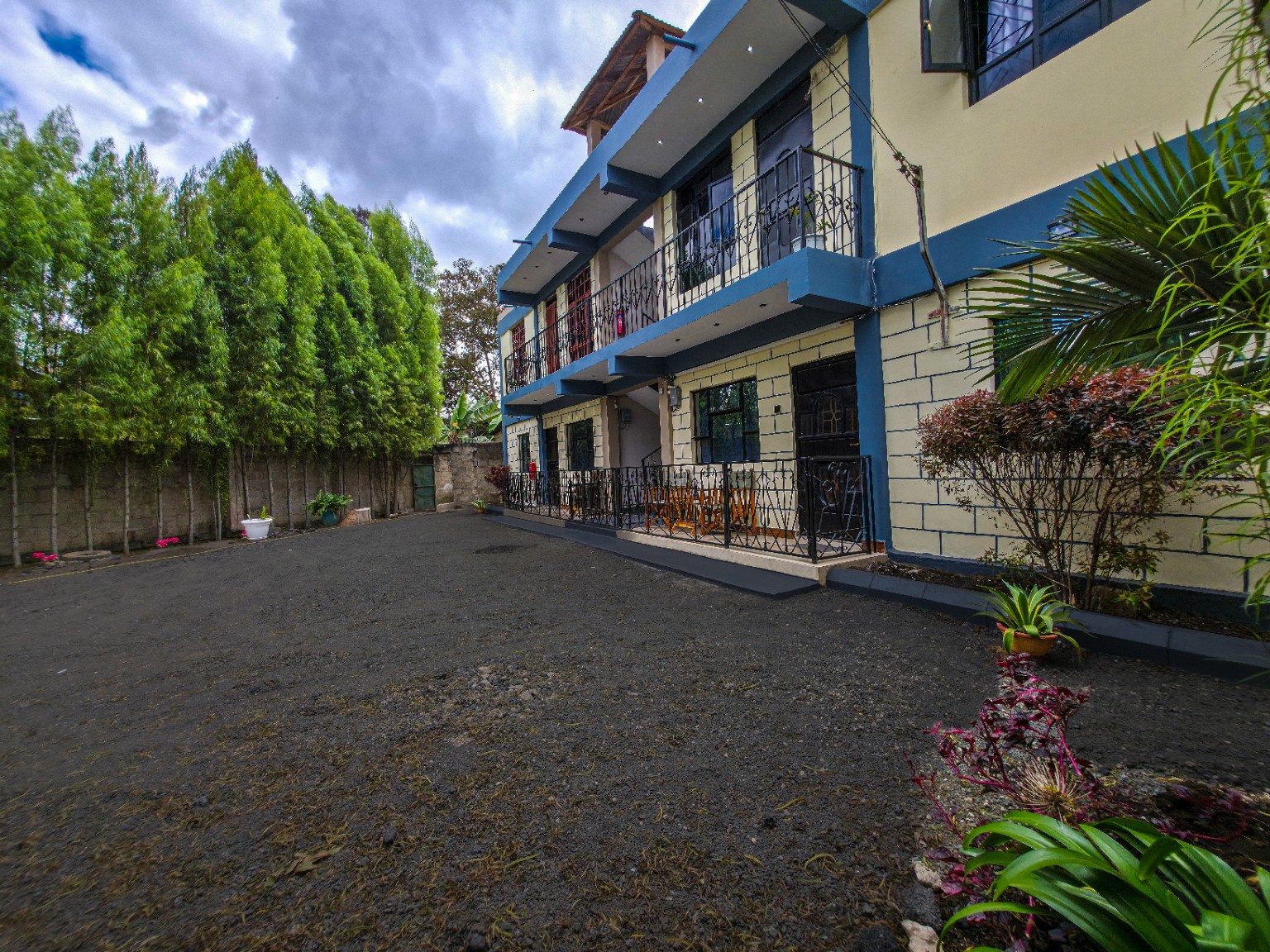 Fly Africa Village exterior and courtyard